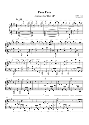 Proi Proi (From Honkai: Star Rail) - Orchestral Arrangement Sheet Music ...