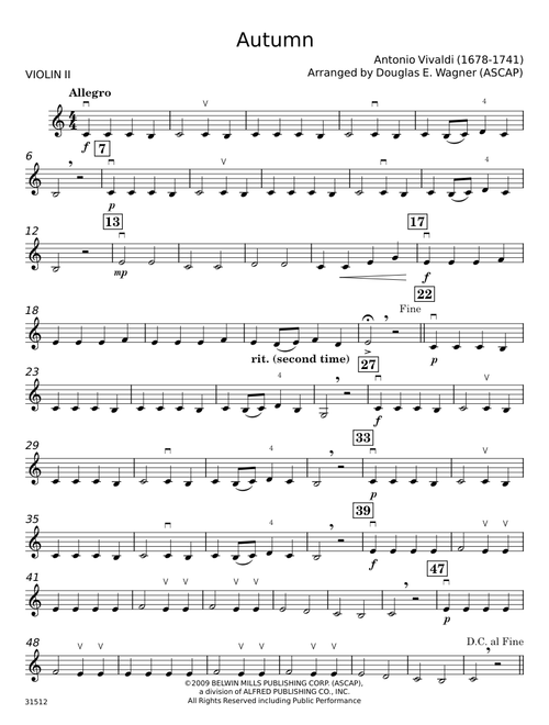 Autumn - Antonio Vivaldi