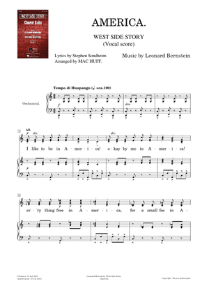 WEST SIDE STORY ボーカルスコア 輸入全曲版　 楽譜 West Side Story Sheet Music for Piano, Accordion, Tuba, Trombone