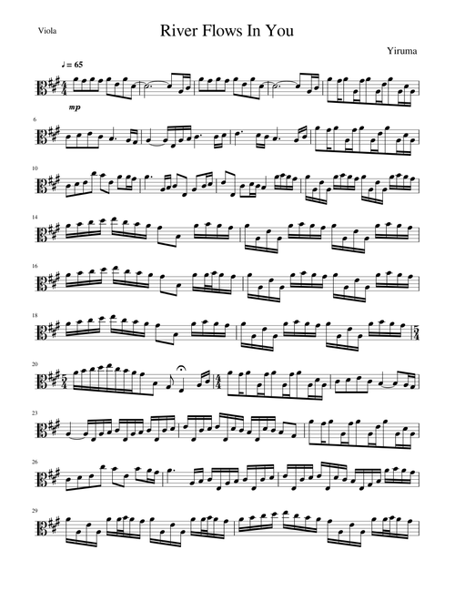 River Flows In You - Yiruma