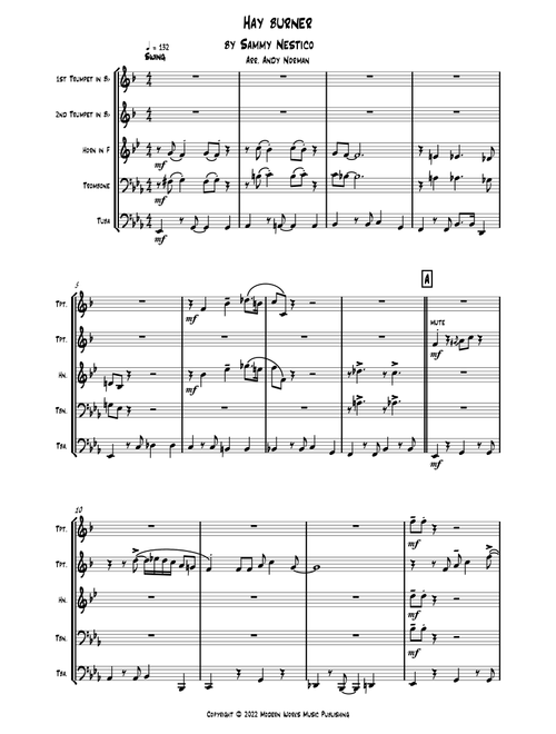 Hay Burner (Arr. Andy Norman) - Sammy Nestico (Brass Ensemble)