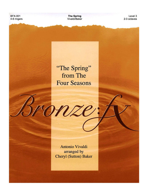 The Spring from The Four Seasons (Arr. Cheryl (Sutton) Baker - Bronze:FX) - Antonio Vivaldi (Handbell)