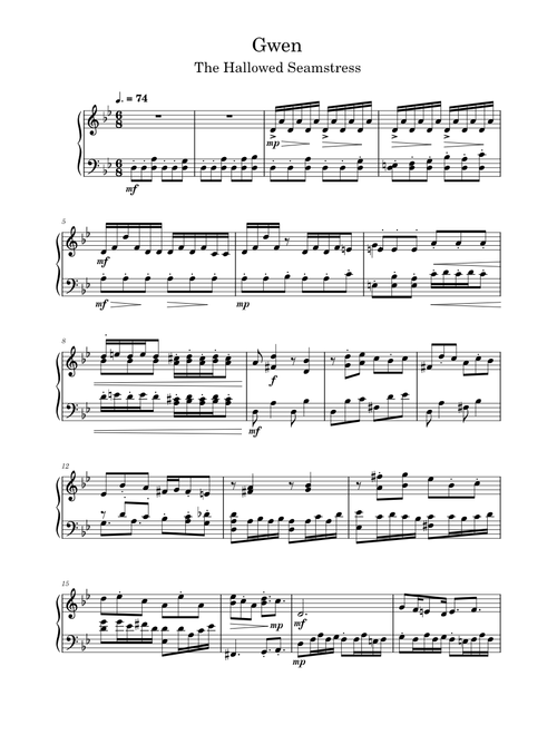 Gwen, the Hallowed Seamstress – League of Legends (Piano Solo)