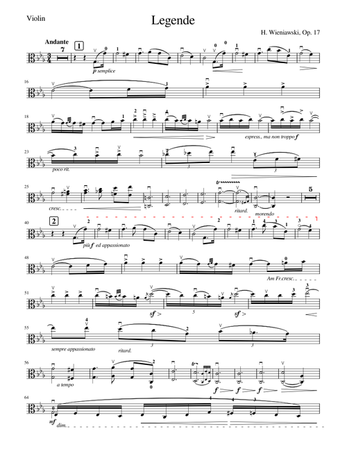Legende – Henryk Wieniawski