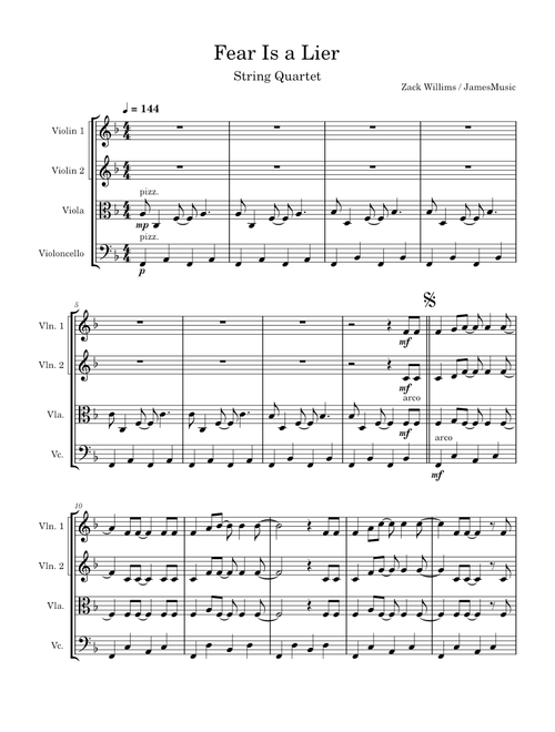 Fear Is a Lier String Quartet