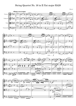 String Quartet No.16 in E-flat major, K428/421b – Wolfgang Amadeus