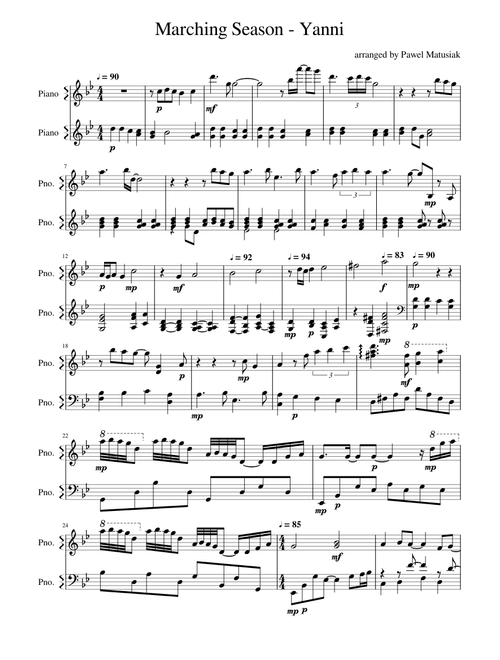 Marching Season - Yanni