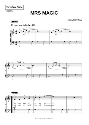 Play Official version of Mrs Magic Sheet Music by Strawberry Guy for ...