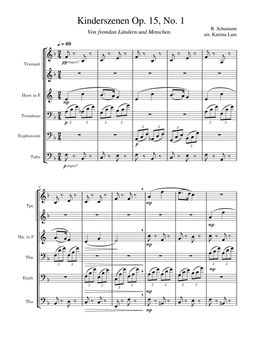 Kinderszenen, Op.15 No. 1 – Robert Schumann