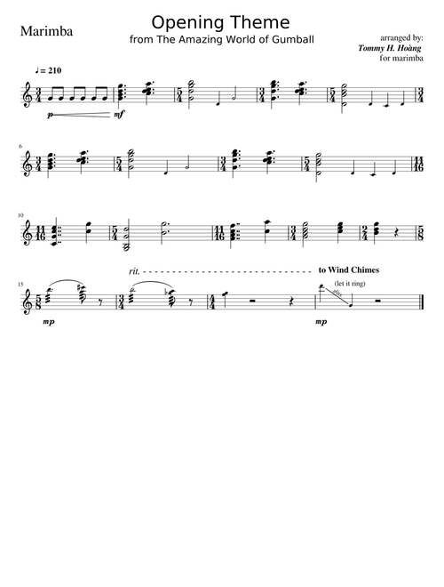 The Amazing World of Gumball Opening Theme