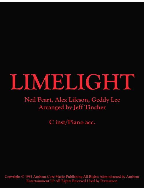 Limelight (Arr. Jeff Tincher) - Rush (Flute and Piano)