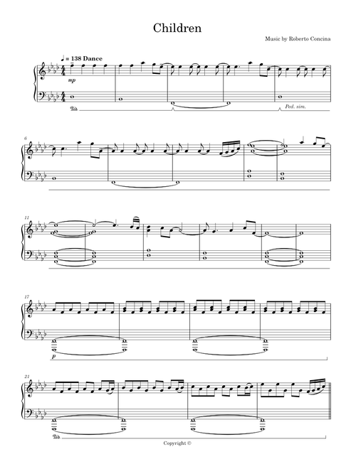 Children - Robert Miles (Piano Solo)