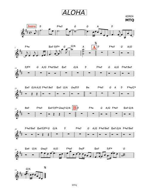 Aloha（아로하） – Cho Jung Seok
