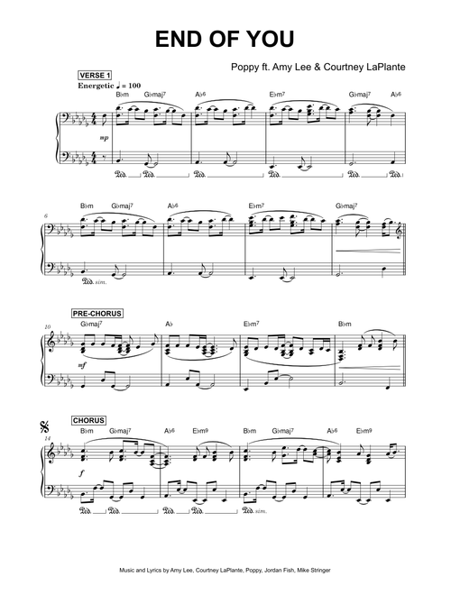 End of You - Poppy (Piano)