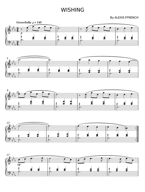 Wishing - Alexis Ffrench