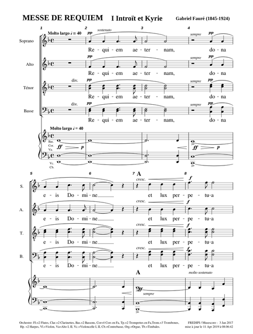 Requiem, Op.48, I Introït Kyrie - Gabriel Fauré