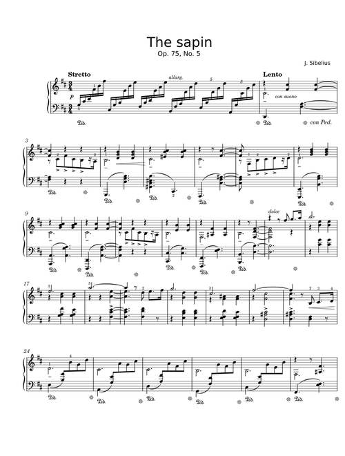 The Spruce – Jean Sibelius