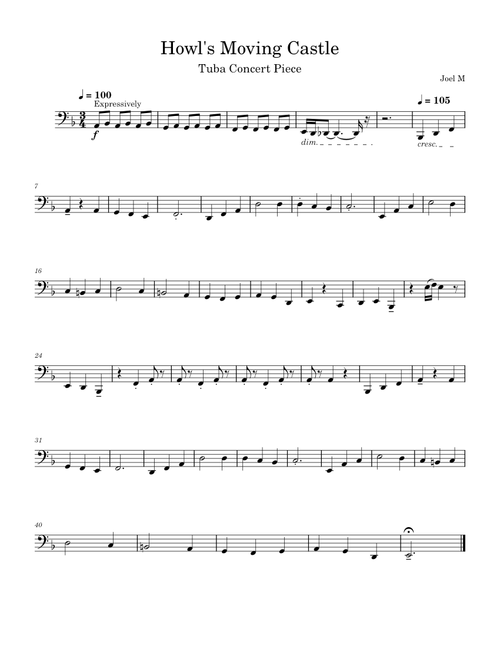 Howls Moving Castle Solo