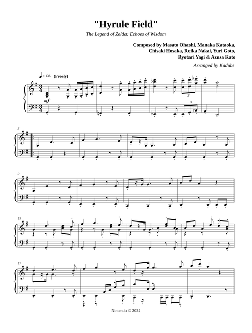 Hyrule Field - The Legend of Zelda - Echoes of Wisdom