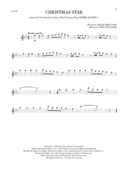 Christmas Star - Leslie Bricusse (Flute Solo)