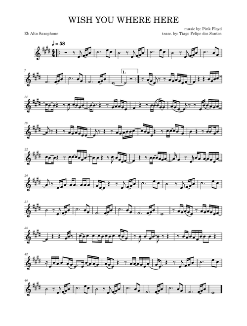 Wish you where here – Pink Floyd