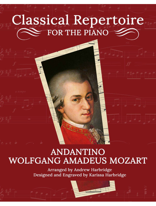 Andantino by Wolfgang Amadeus Mozart (Arr. Harbridge Publishing House) (Piano Solo)