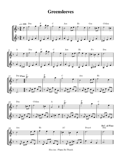 Greensleeves