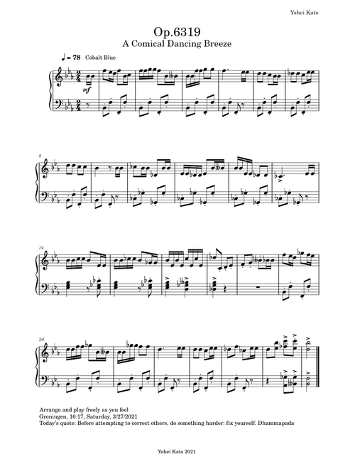 Op.6319 A Comical Dancing Breeze