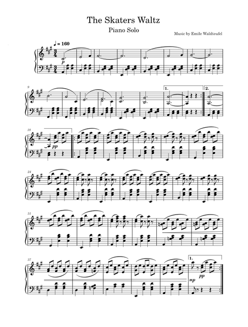 The Skaters Waltz -  Emil Waldteufel