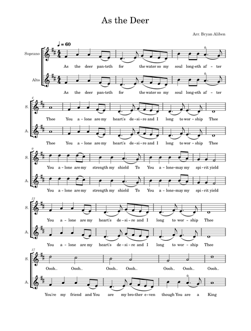 As The Deer – Public Domain
