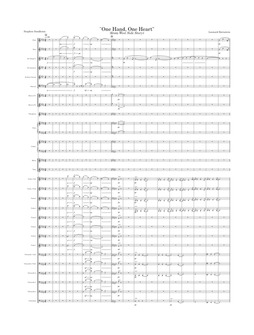 "One Hand, One Heart" (from West Side Story)