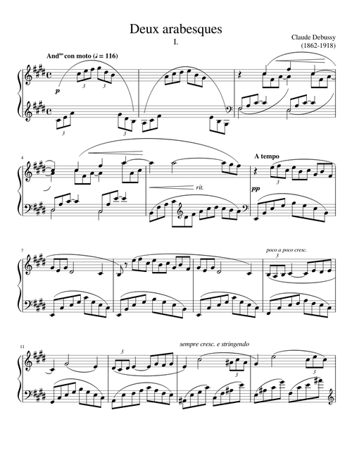 Deux arabesques