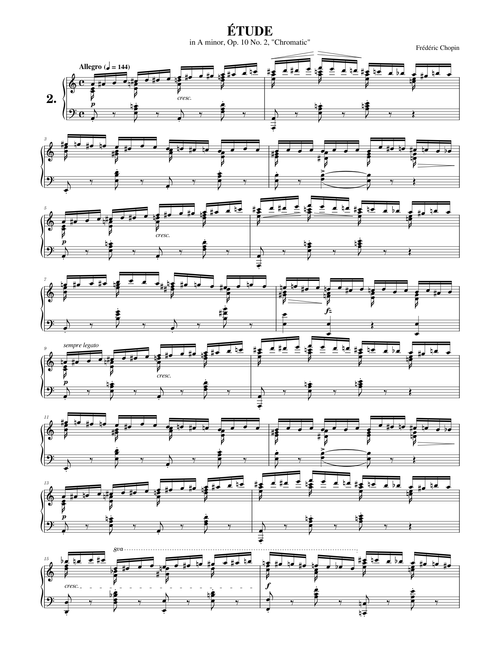Frédéric Chopin: 24 Études, Op.10 & Op.25 (Full) sheet music