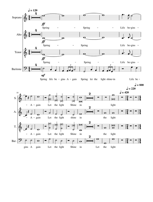 Spring for SATB