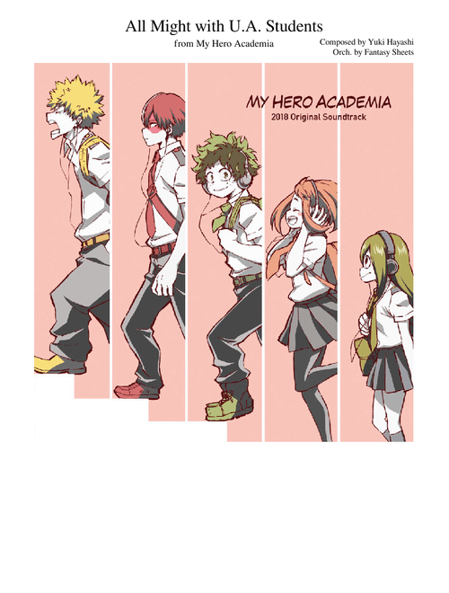 My Hero Academia - All Might with U.A. Students (United States of Smash)