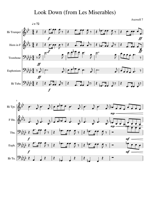 Look Down (from Les Miserables)