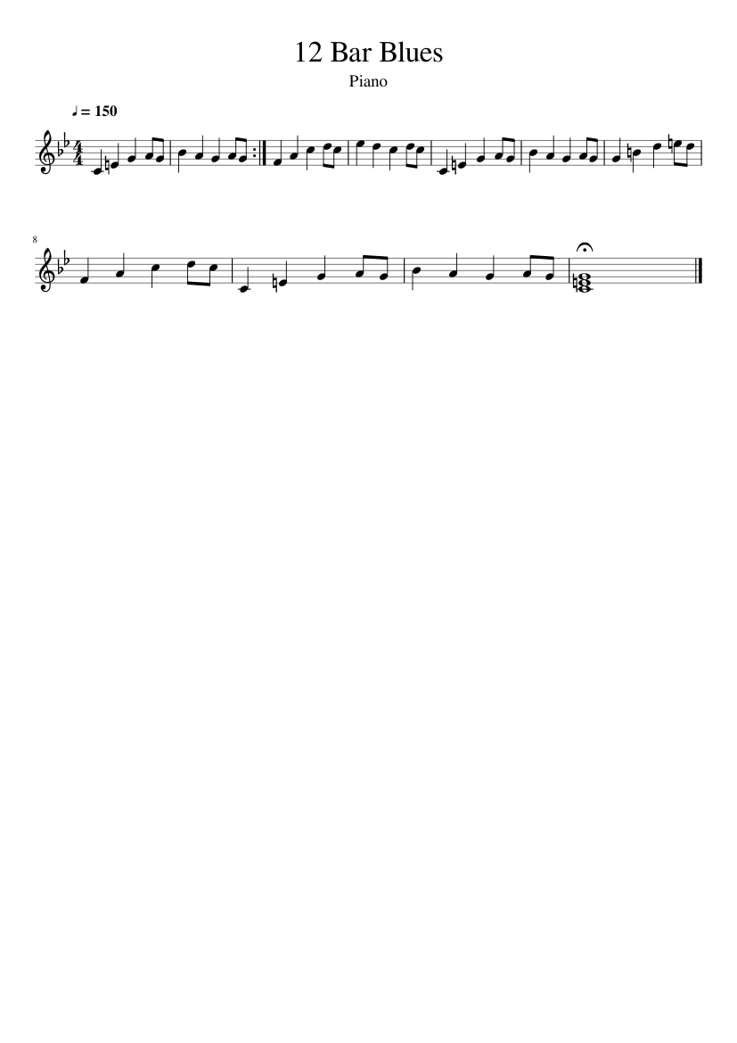 12 bar blues drum track