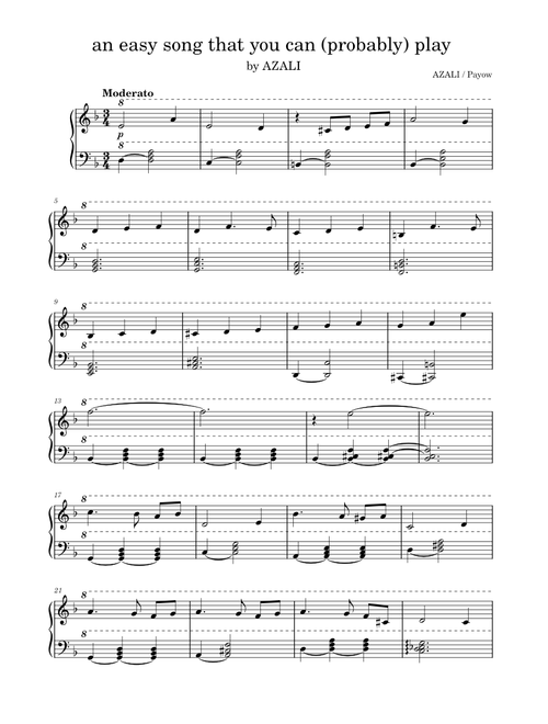 An easy song that you can (probably) play