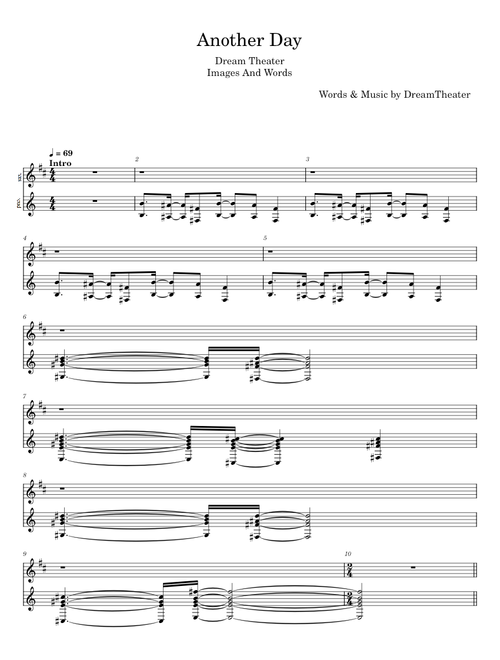 Another day - Dream Theater