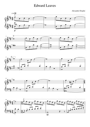 Play Official version of Edward Leaves Sheet Music by John