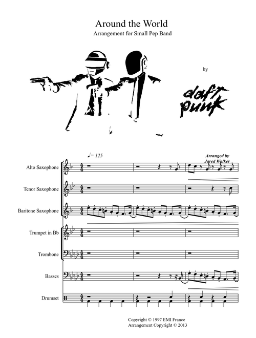 Around the World by Daft Punk | Arrangement for Pep Band