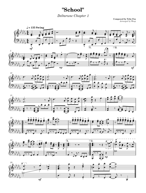School – Deltarune Chapter 1