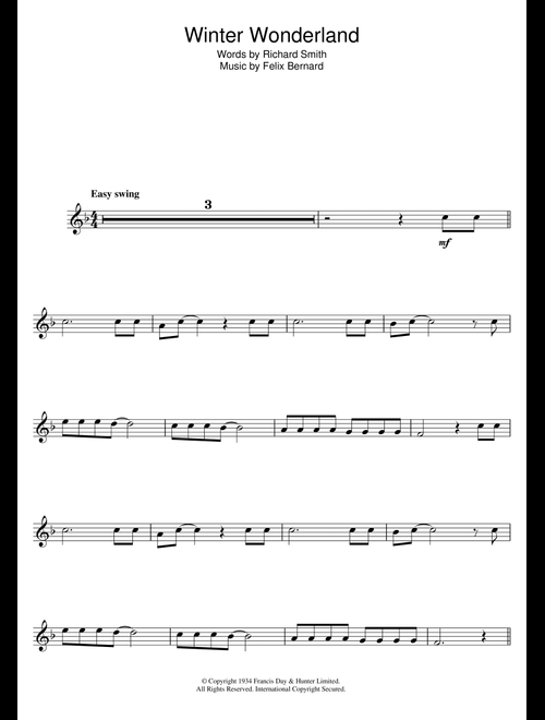 Winter Wonderland - Felix Bernard, Richard Smith (Flute Solo)