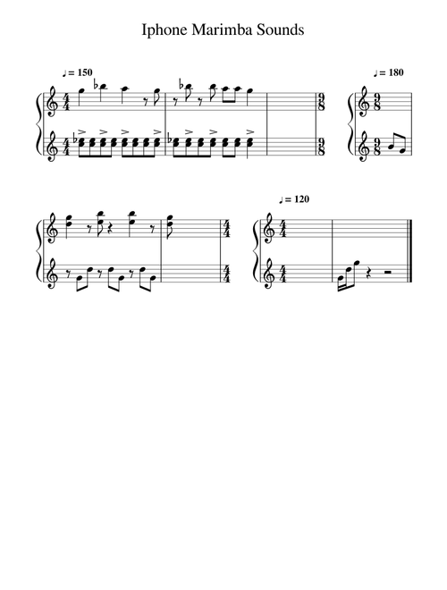 Iphone Marimba Sounds