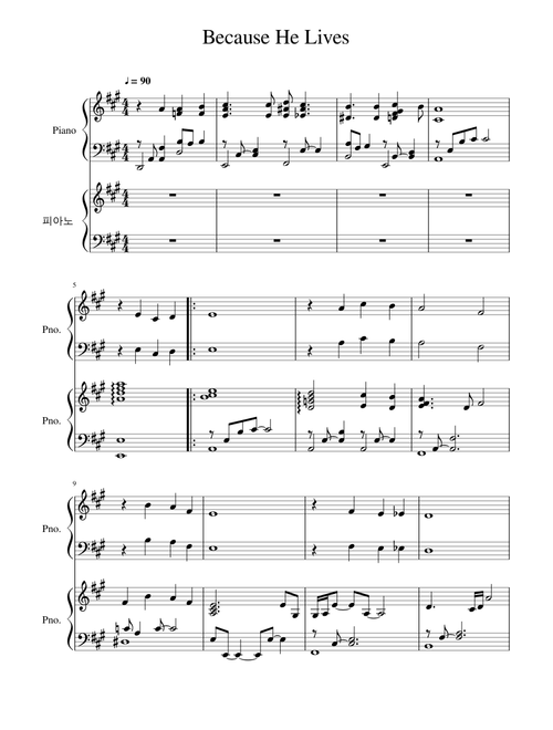 Because he lives - Misc Praise Songs
