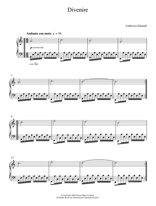 Divenire - Ludovico Einaudi (Educational Piano)