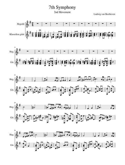 7th Symphony2 nd