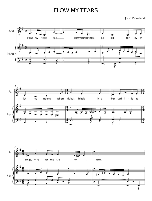 Flow, My Tears - John Dowland