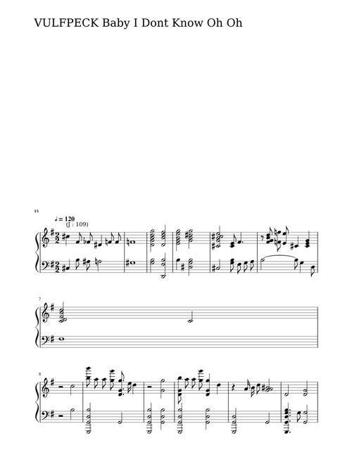 VULFPECK Baby I Dont Know Oh Oh