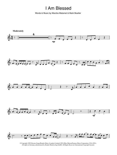 I Am Blessed - Eternal (Clarinet Solo)